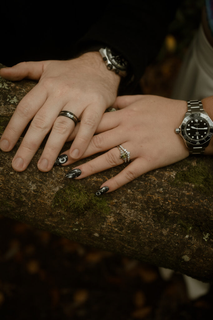 Wedding Rings on a Tree