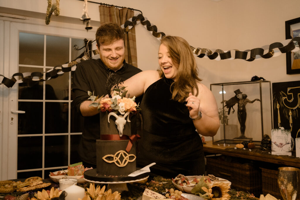 Pagan Themed Wedding Cake