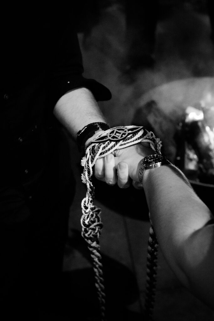 Pagan handfasting ceremony