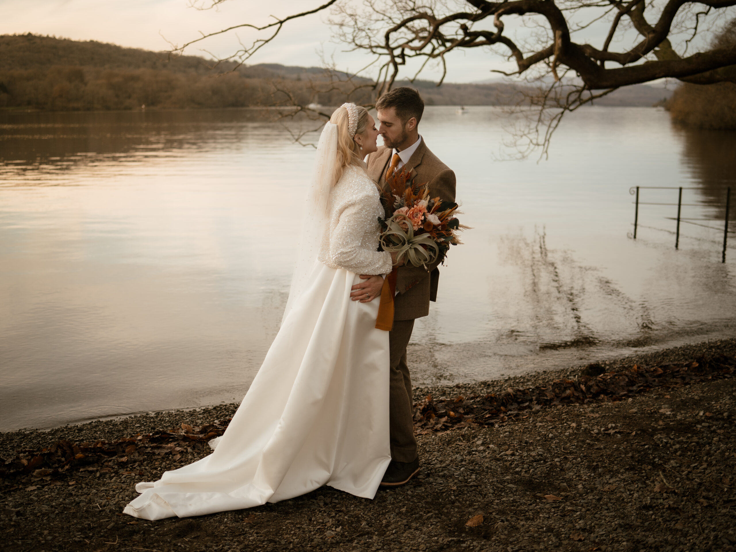 Wedding Portraits Town Head Estate Lake Windermere
