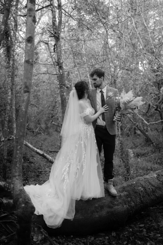 Nature inspired wedding photos