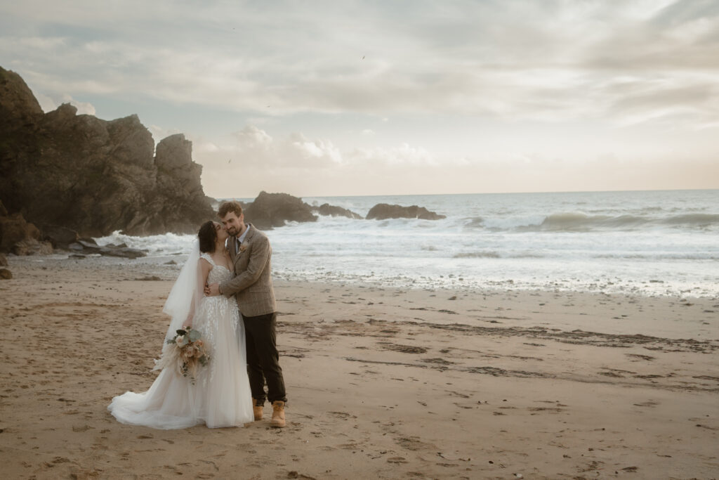 Cornwall Beach Wedding Photos