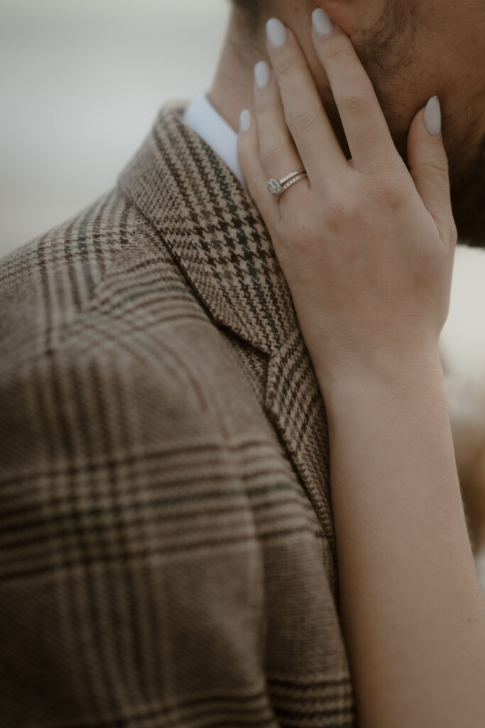 Wedding ring close up photo