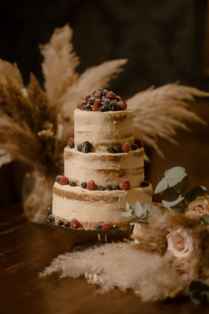 Wedding cake at Rebellion Roast House